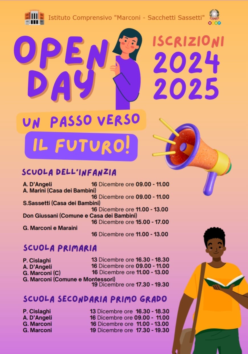 Open Day Marconi Sacchetti Sassetti Rieti